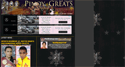 Desktop Screenshot of pinoygreats.com