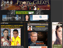 Tablet Screenshot of pinoygreats.com